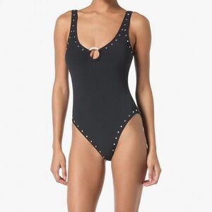 New MK studded one-piece swimsuit